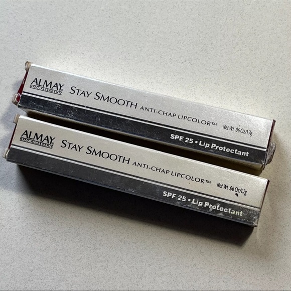 2x ALMAY Stay Smooth Anti-Chap Lipcolor with SPF 25 - Lip Protectant #41 WINE - Picture 6 of 7